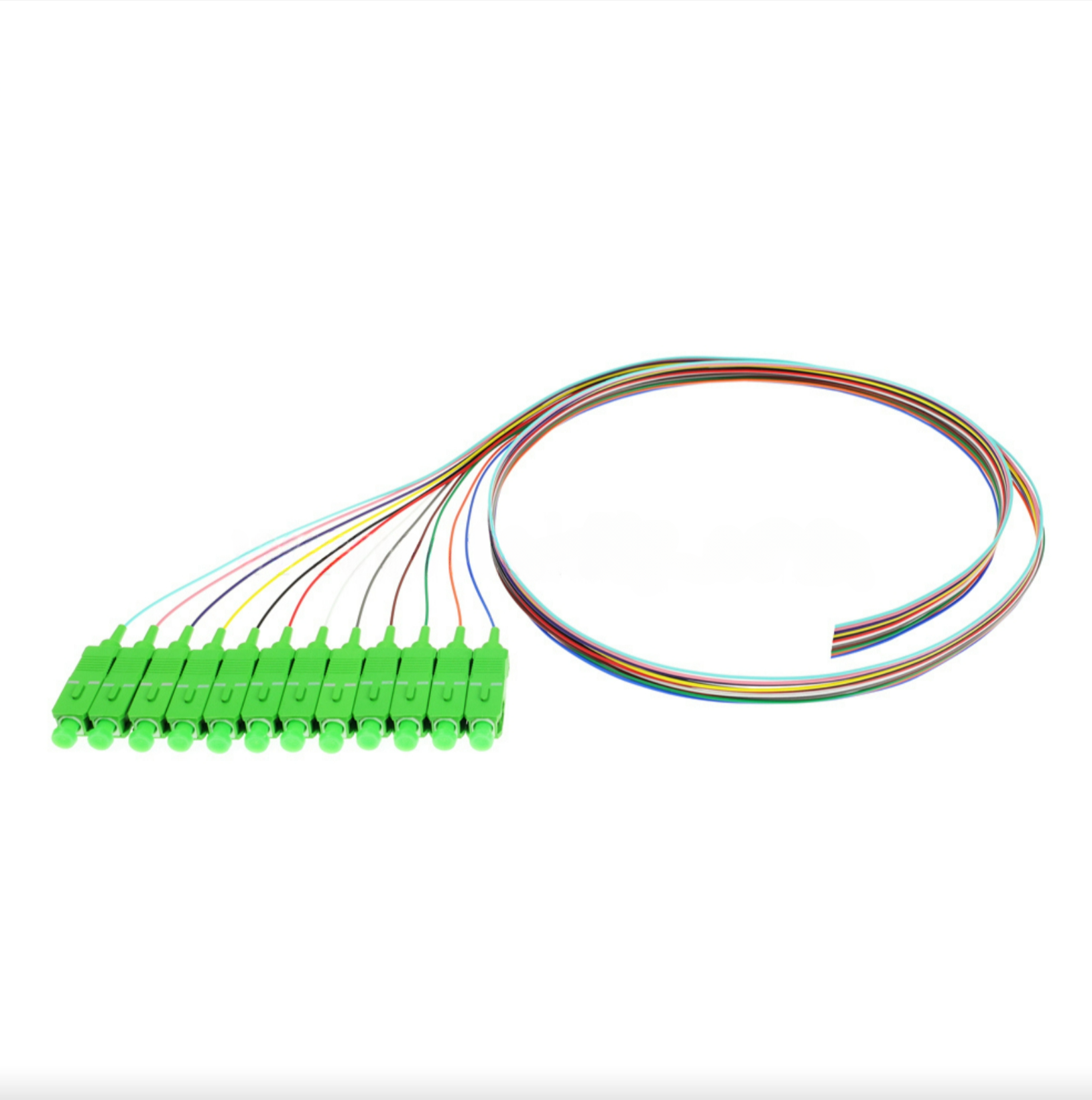 SC/APC 12 Colors Fiber Optic Pigtails