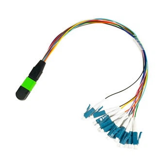 12 Fiber MPO Female To LC UPC Multimode Harness Cable LSZH