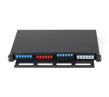 96C 1RU sliding type fiber optic patch panel