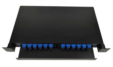 12-96C sliding type fiber optic patch panel